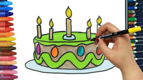 doğum günü pastası boyama oyunu